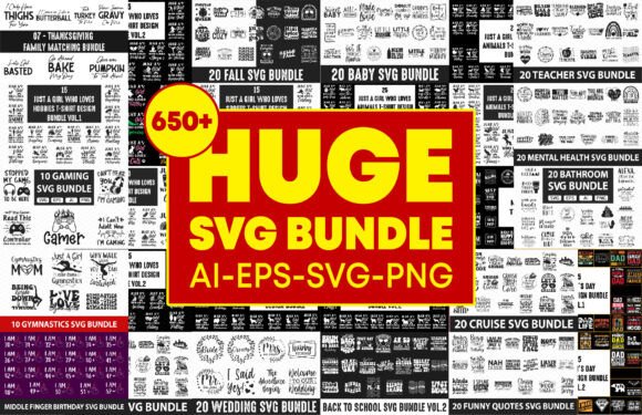 Download Huge Svg Bundle 658 Svg Designs - Premium Resources